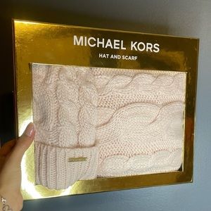 Micheal Kors Hat and Scarf set